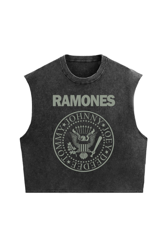 Ramones Designed Oversized Vest