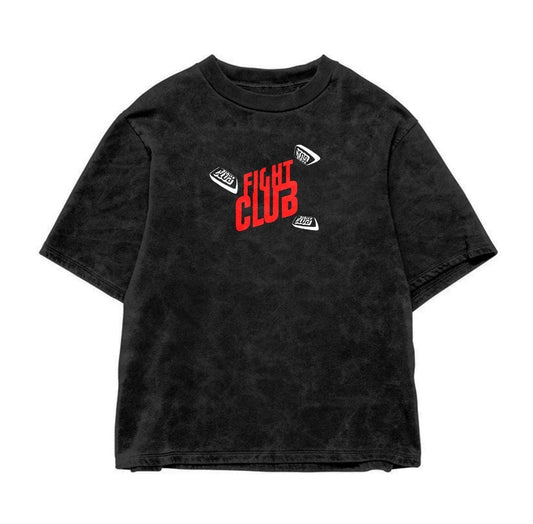Fight Club Acid Wash Oversized tee