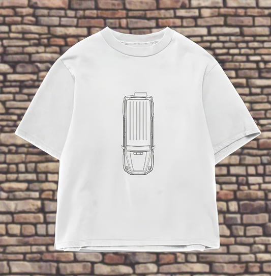 Mercedes Amg G63 White Oversized Tee