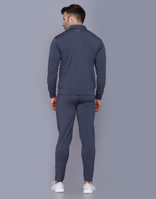 Dark Grey & Red Tracksuit