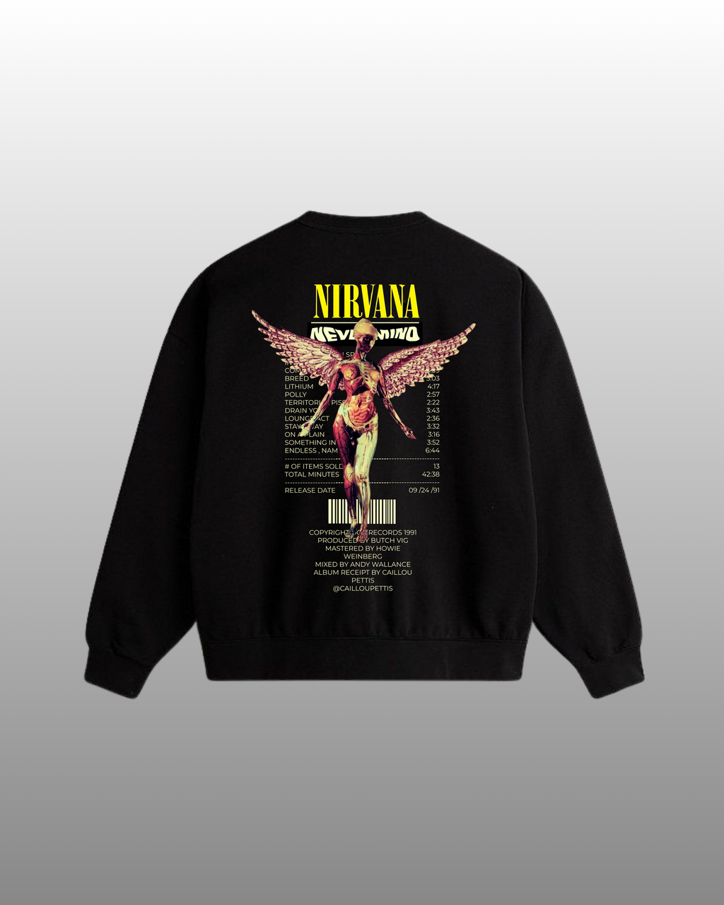 NIRVANA NEVERMIND - SWEATSHIRT