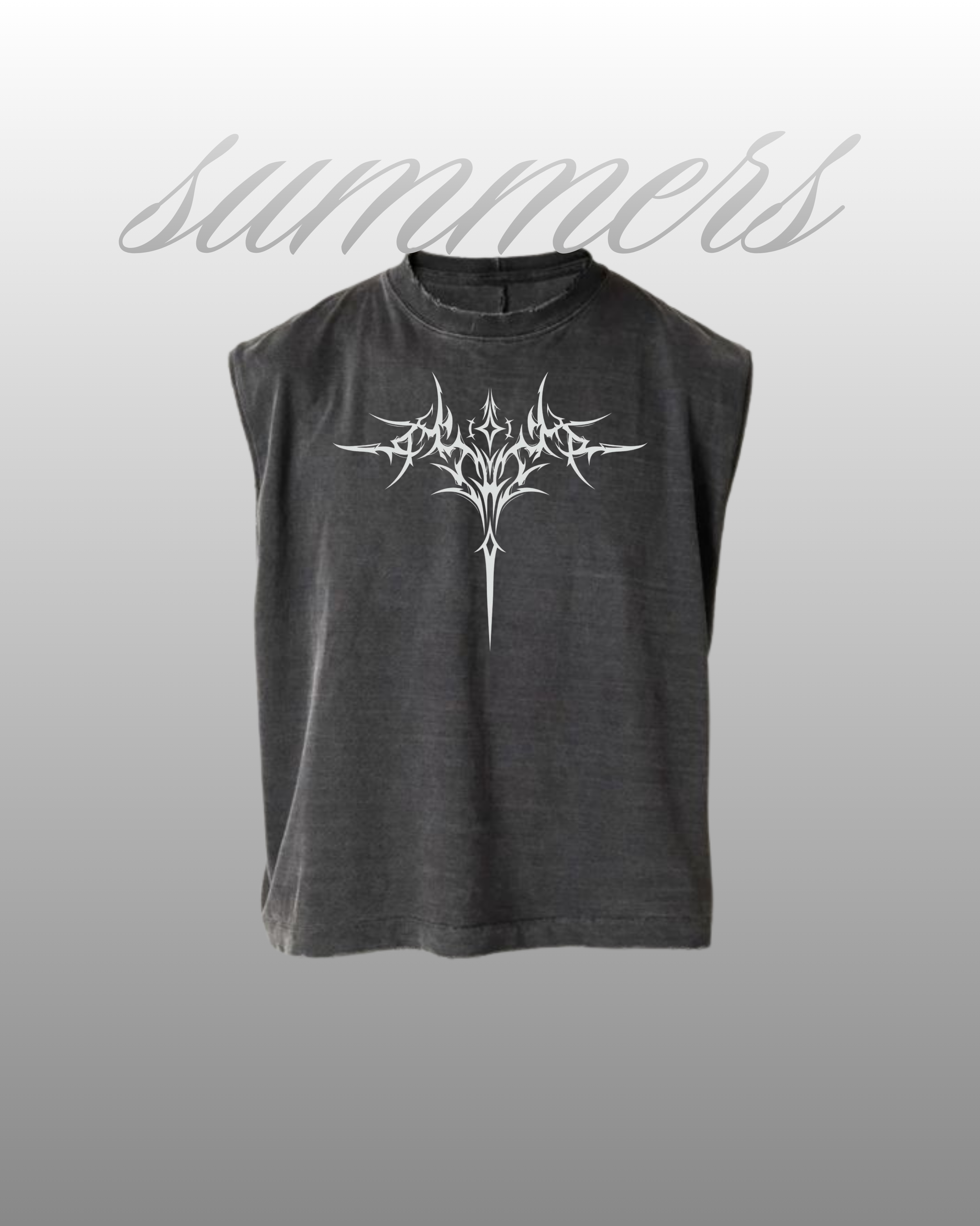 GOTHIC ELEMENT - TANK TOP | ACIDWASH | 240 GSM