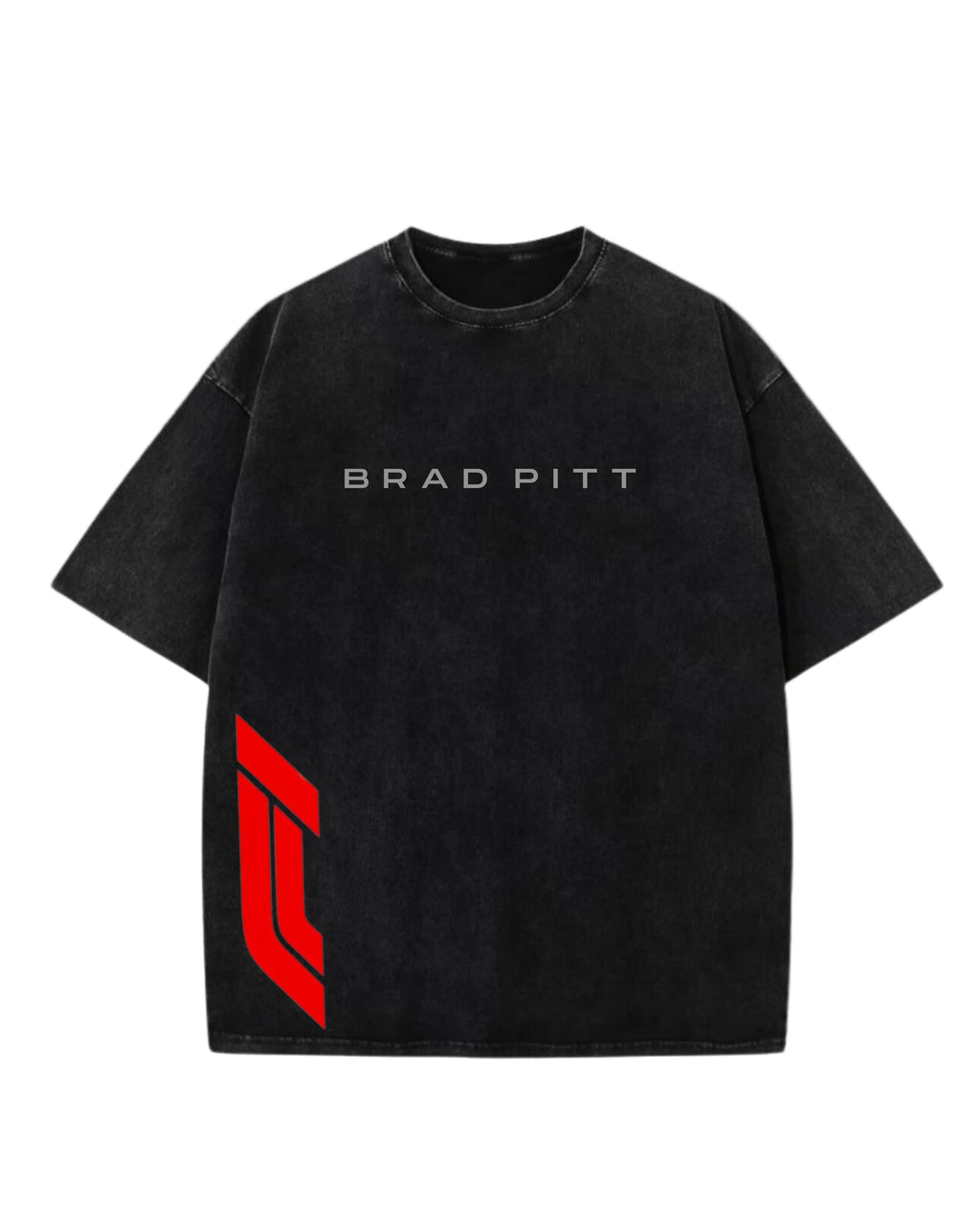 BRAD PITT ACIDWASH TEE OVERSIZED