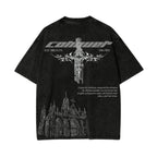 CONQUER ACIDWASH TEE OVERSIZED