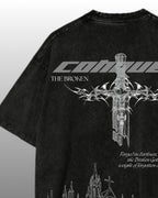 CONQUER ACIDWASH TEE OVERSIZED