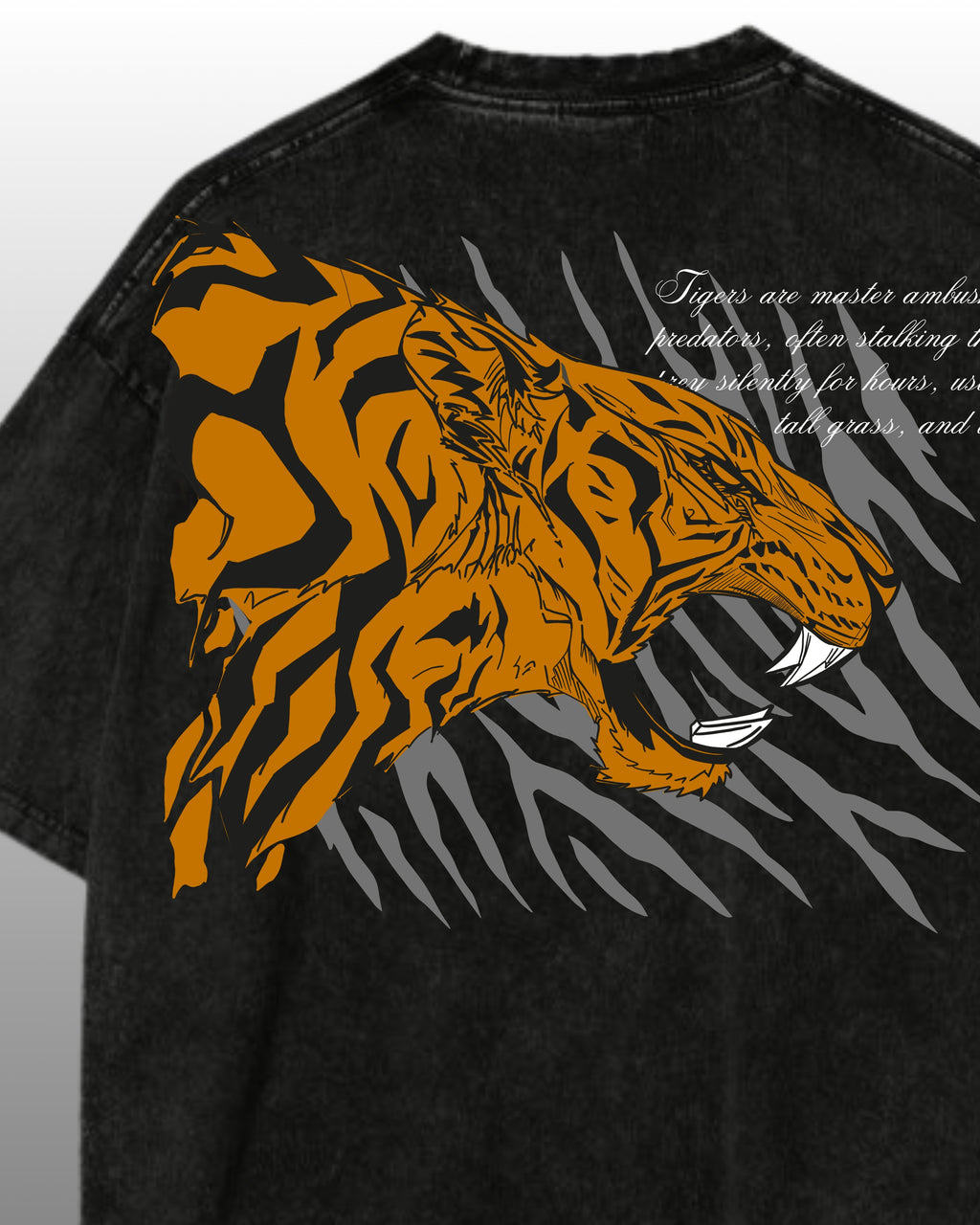 TIGER CLAW - ACIDWASH TEE