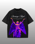 BURNING ANGEL | ACIDWASH TEE | LOOSE FIT | 240 GSM