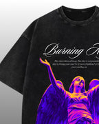 BURNING ANGEL | ACIDWASH TEE | LOOSE FIT | 240 GSM