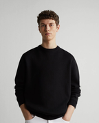 BLACK LOOSEFIT SWEATSHIRT – 280 GSM