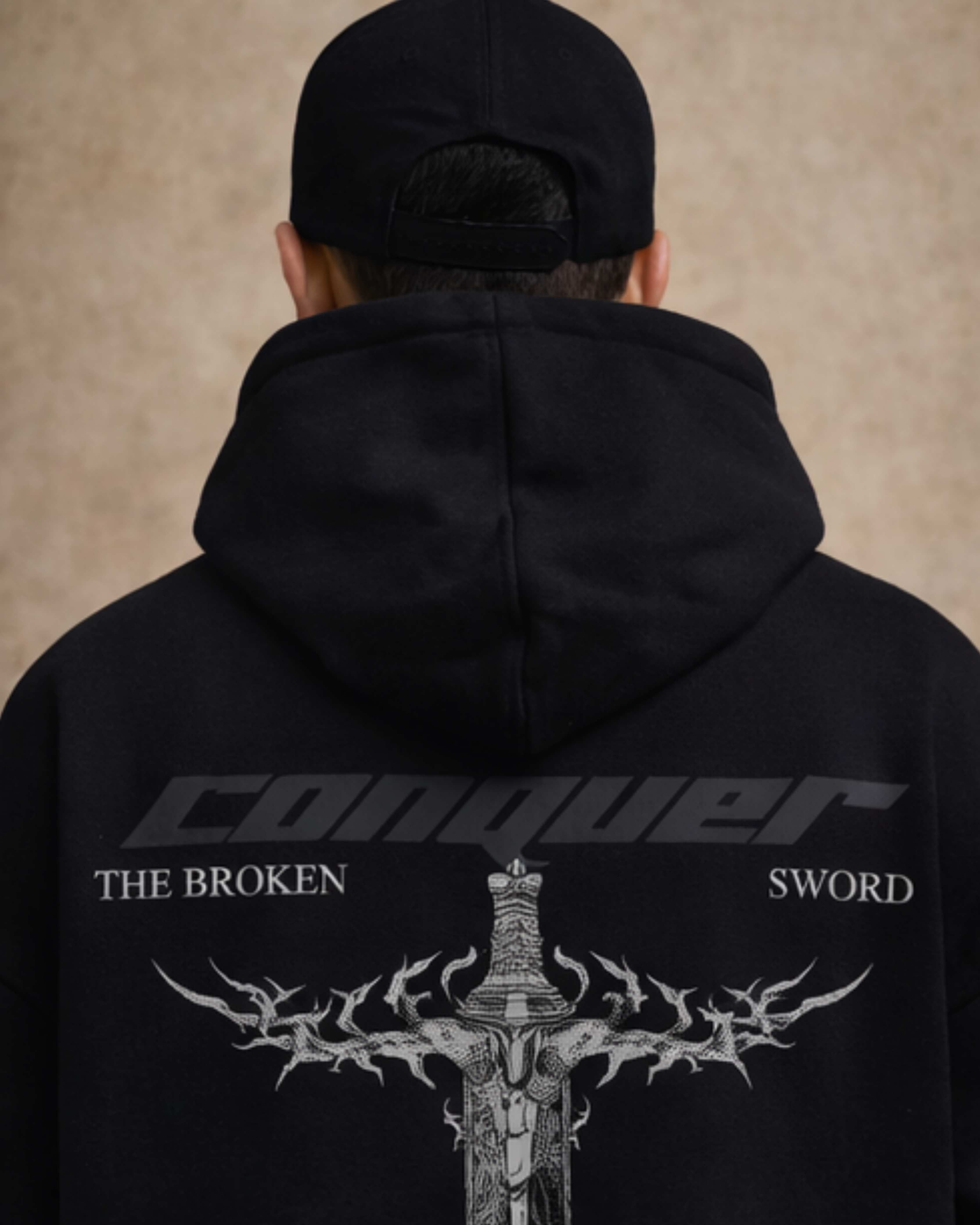 THE BROKEN SWORD - LOOSE FIT HOODIE