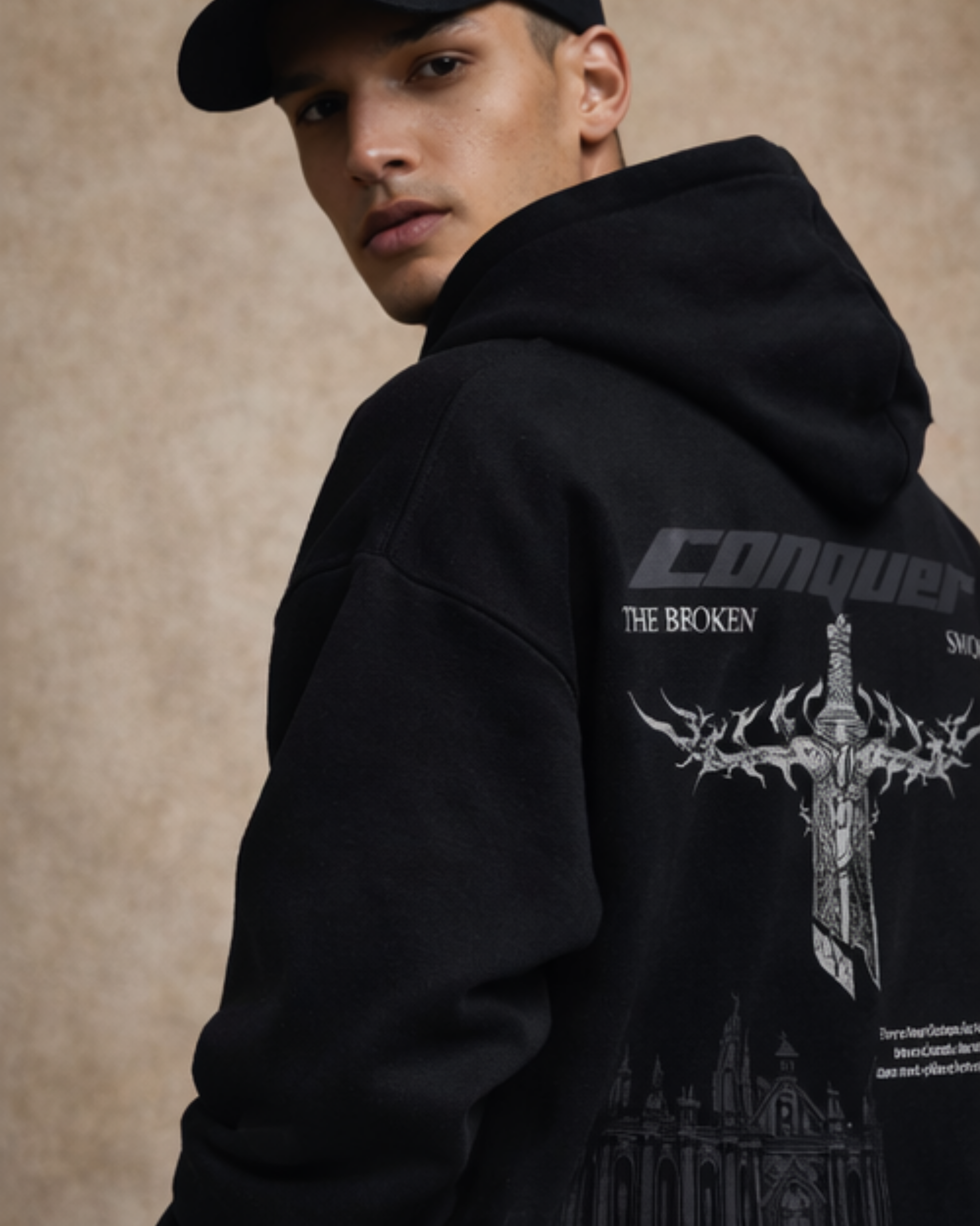 THE BROKEN SWORD - LOOSE FIT HOODIE