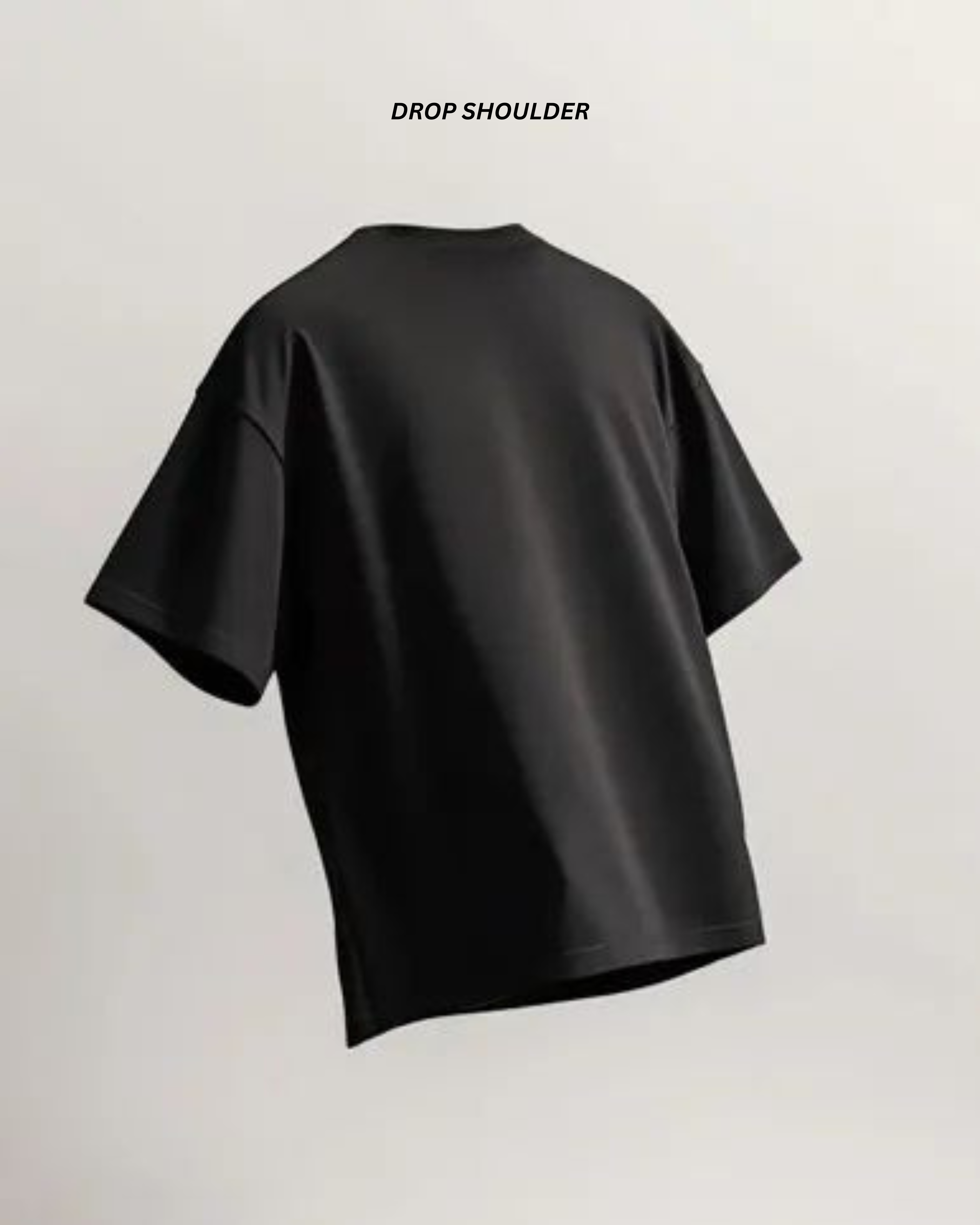 BLACK OVERSIZED T-SHIRT – 240 GSM