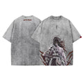kokushibo Acid Wash  Oversized T-Shirt