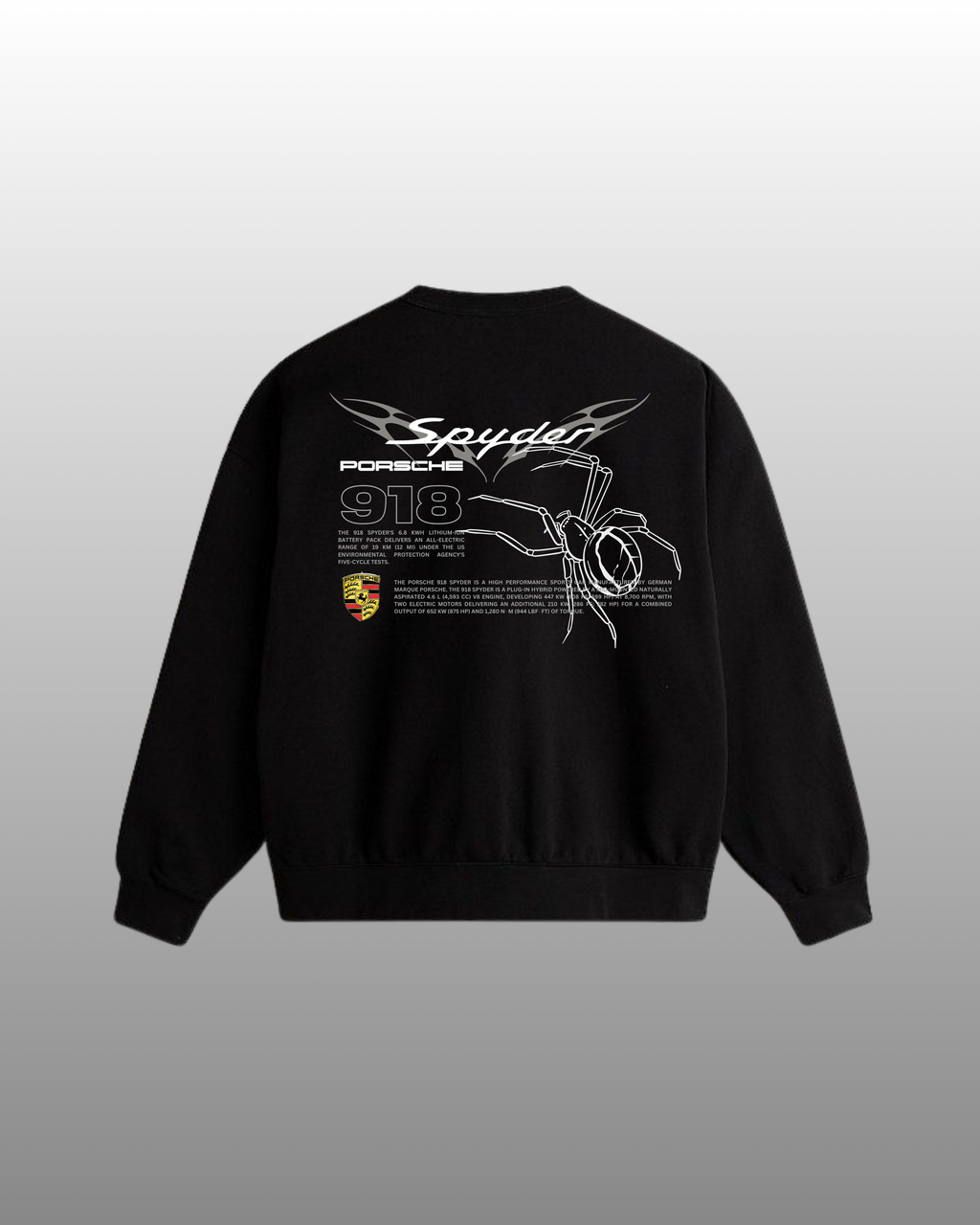 PORSCHE SPYDER 918 - SWEATSHIRT