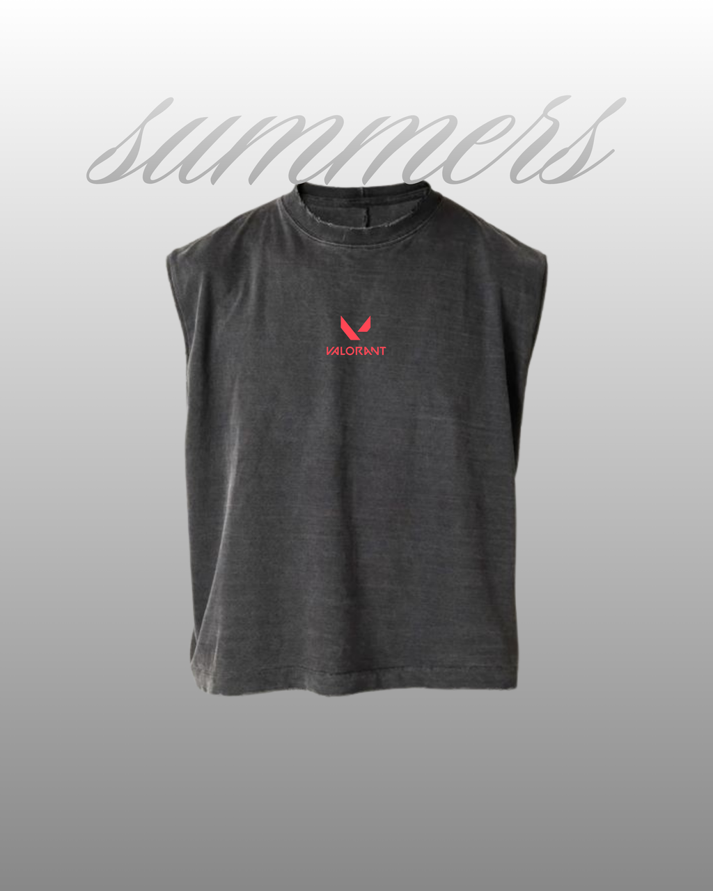 VALORANT - TANK TOP | ACIDWASH | 240 GSM