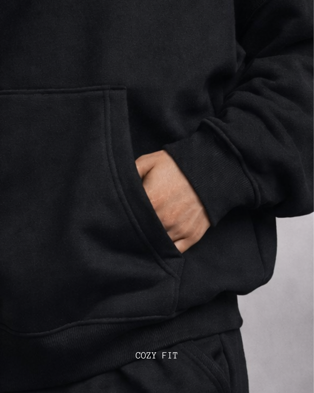 F1 EDITION - LOOSE FIT UNISEX BLACK HOODIE