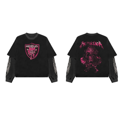 Metallica Designed LS Oversized Tee