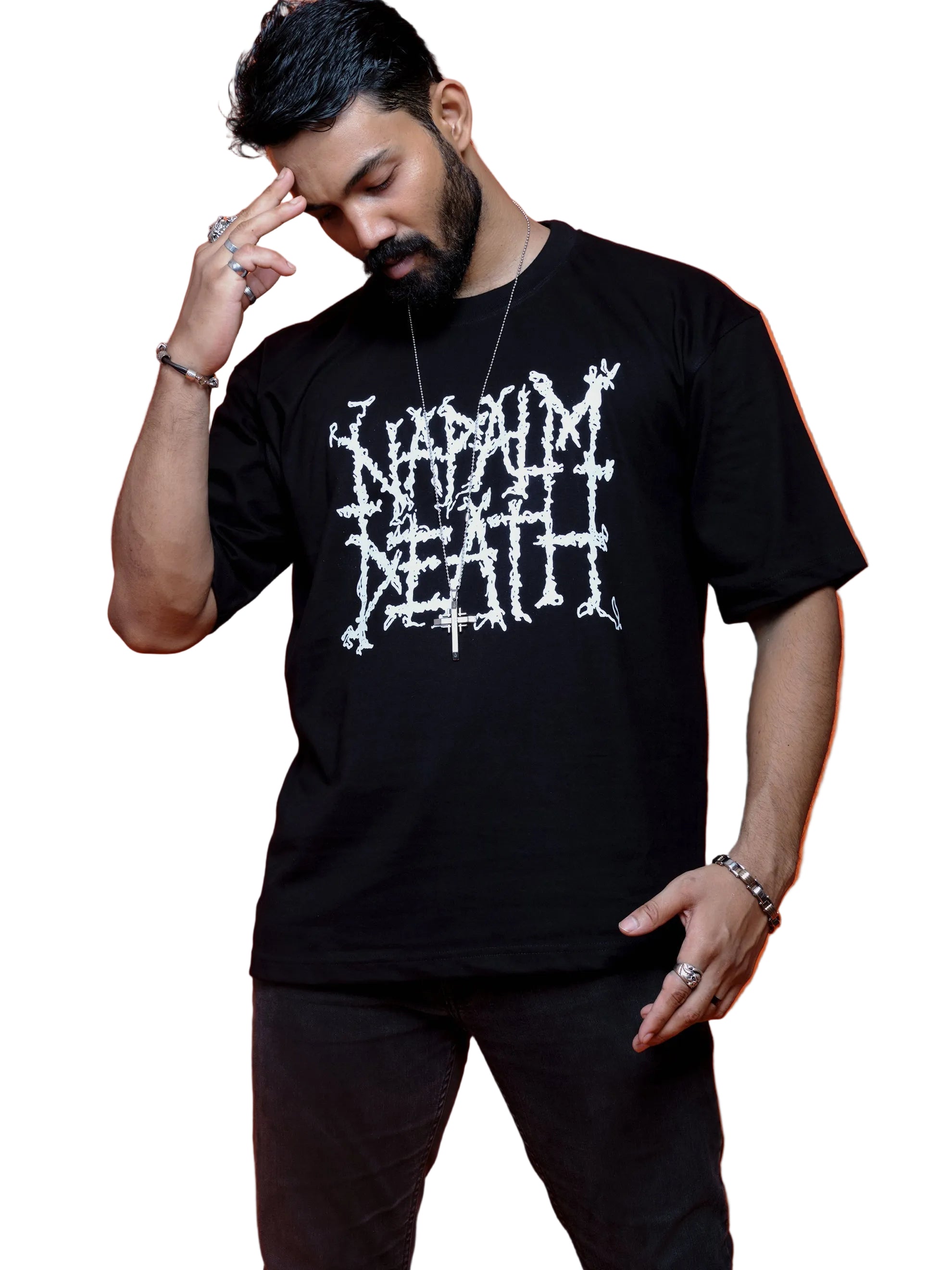 Napalm Death Designed Oversized Tee