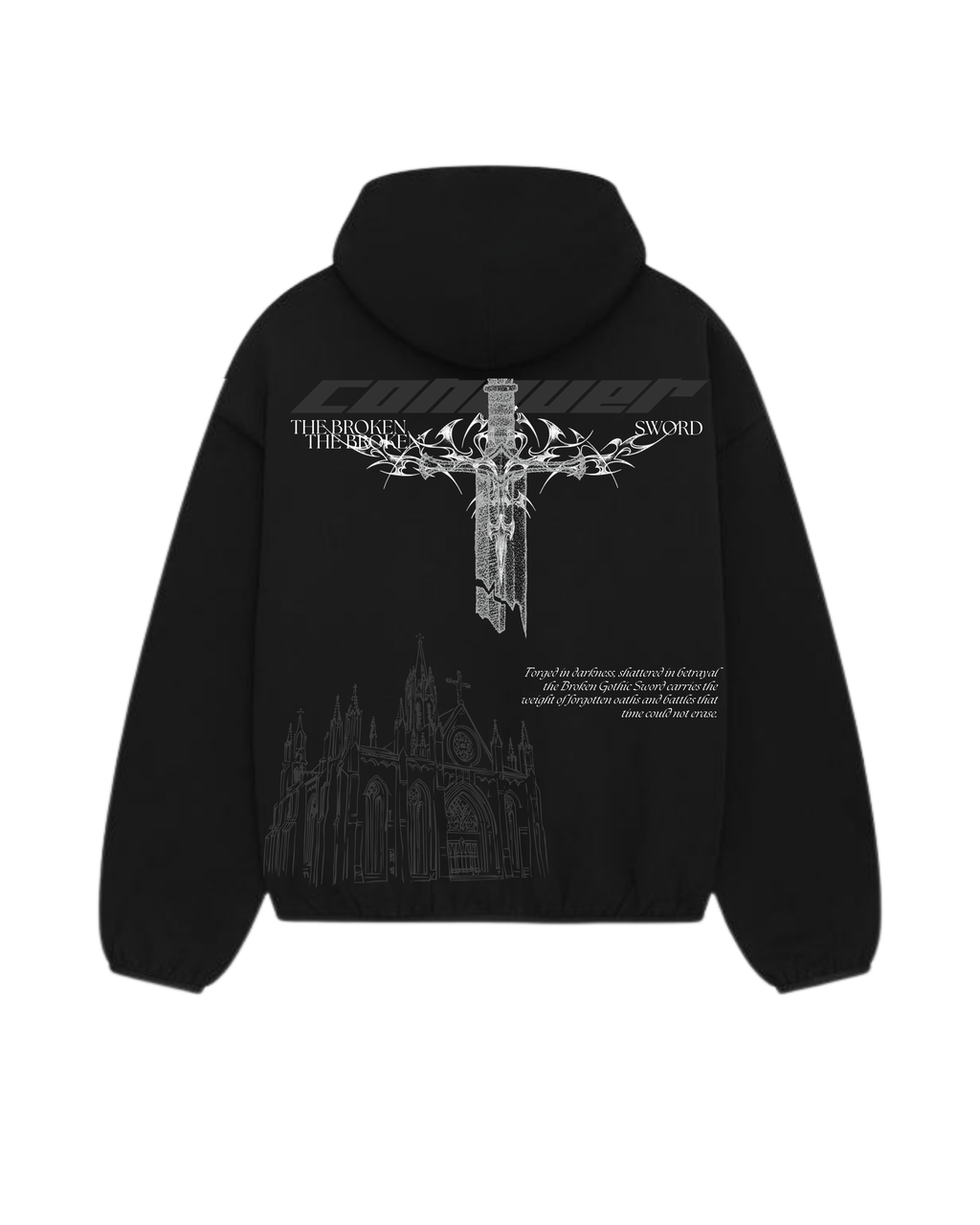 THE BROKEN SWORD - LOOSE FIT HOODIE