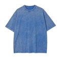 ROYAL BLUE HEVYWEIGHT ACIDWASH TEE