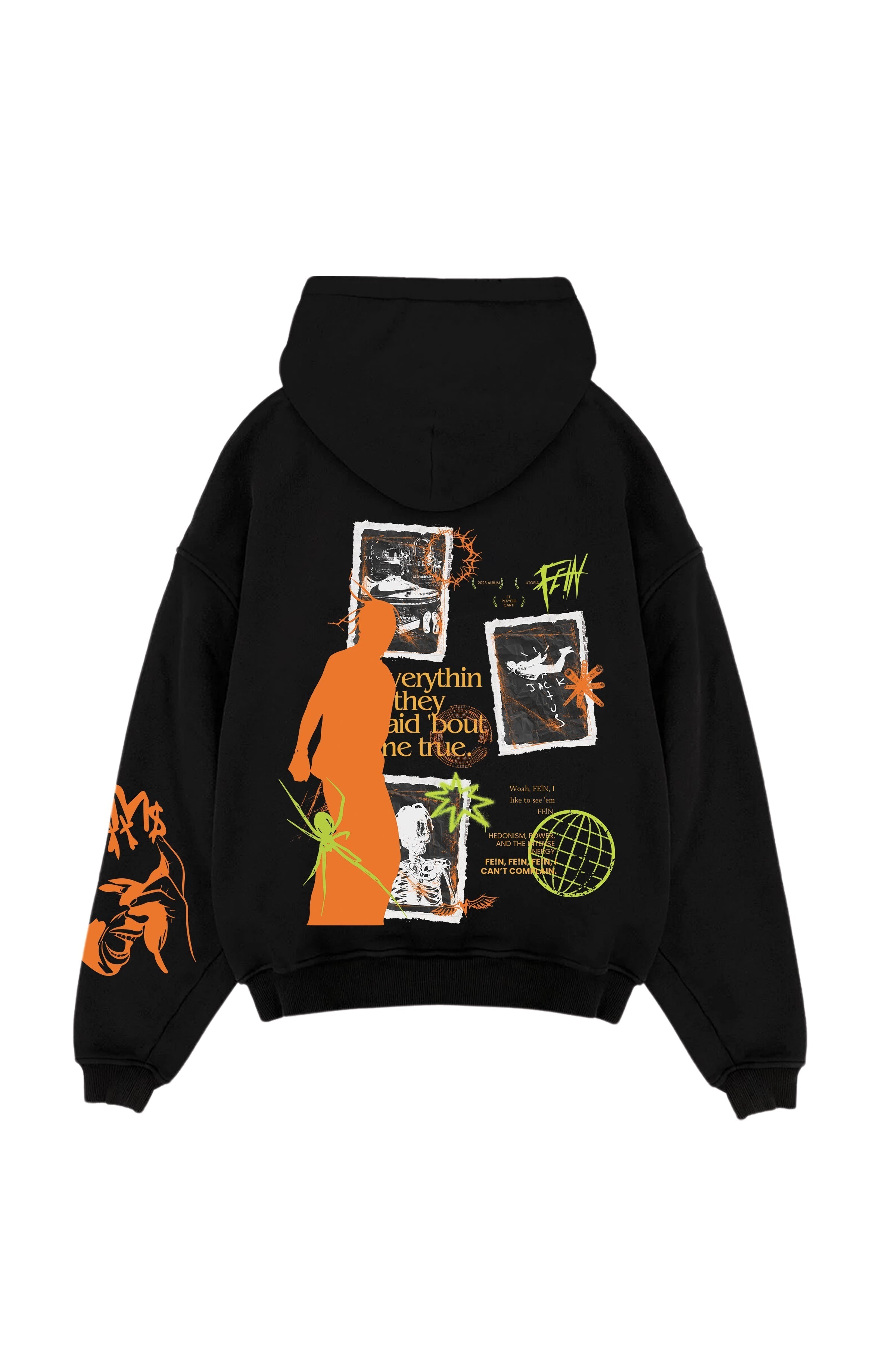 Travis Scott Designed Oversized Hoodie