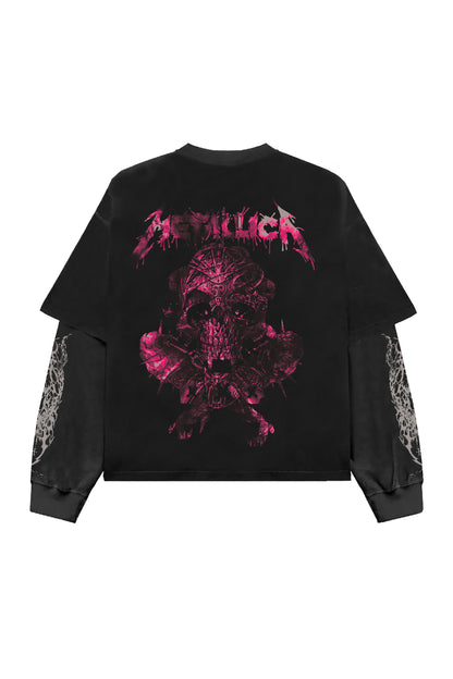 Metallica Designed LS Oversized Tee