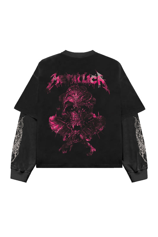 Metallica Designed LS Oversized Tee