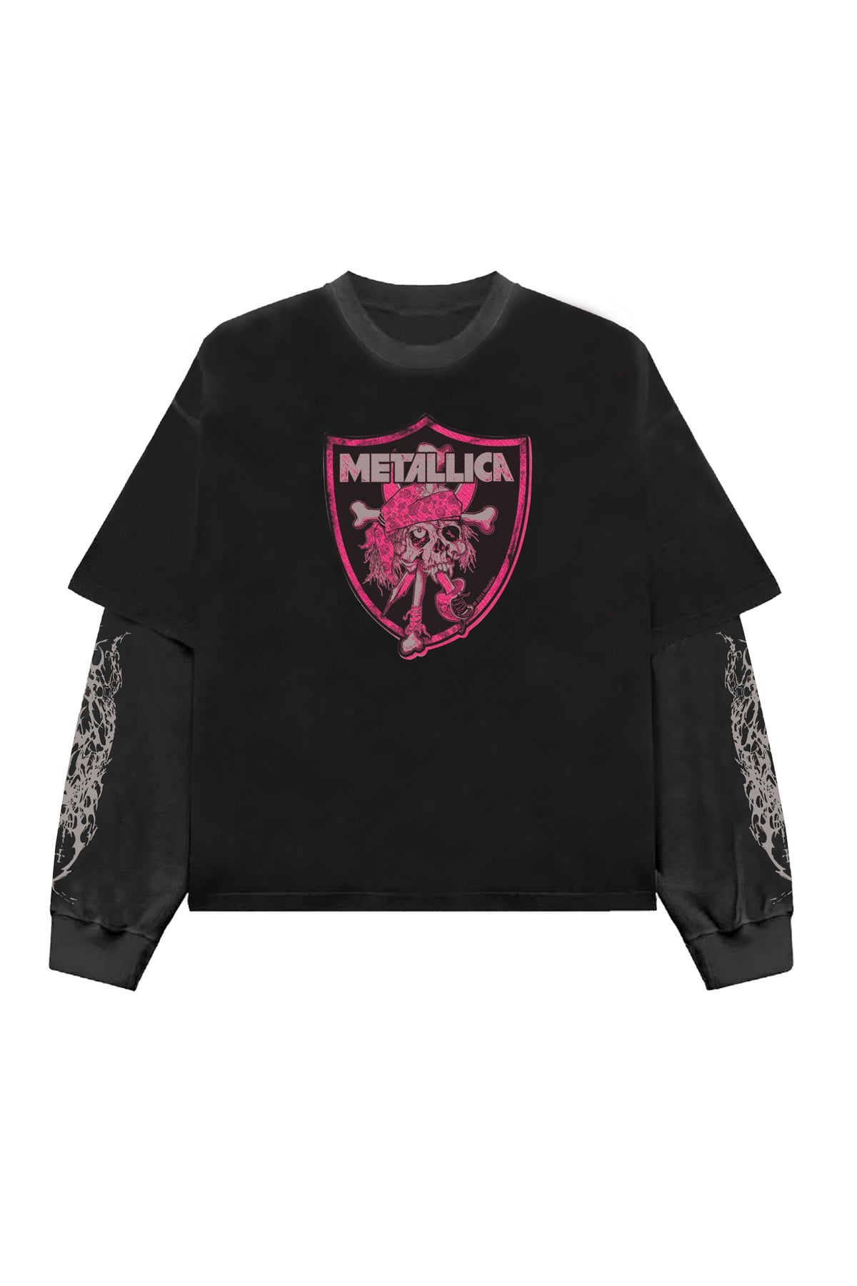 Metallica Designed LS Oversized Tee – Bindas Apparel