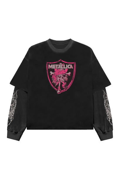 Metallica Designed LS Oversized Tee