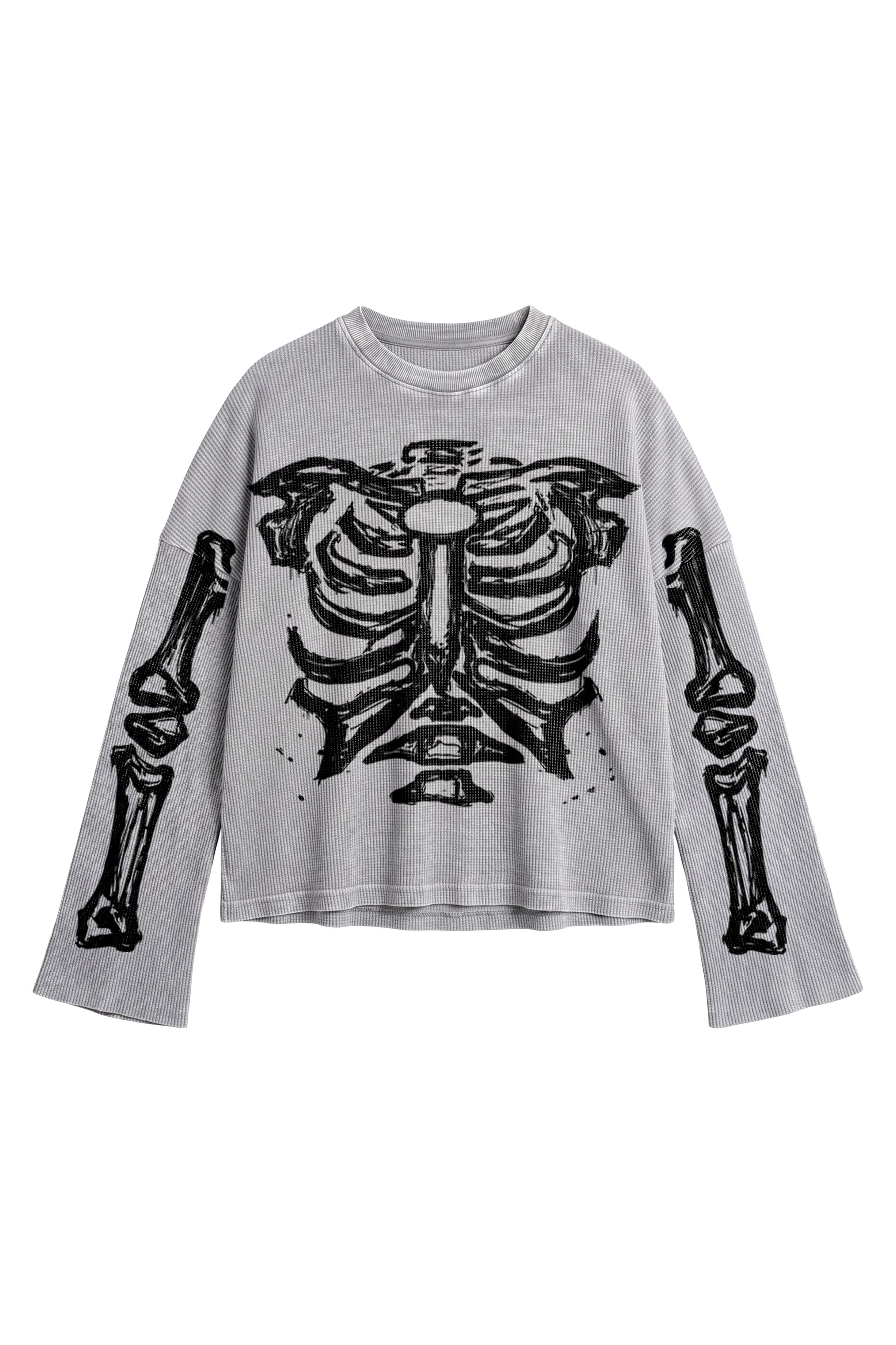 SKELETON WAFFLE TEE