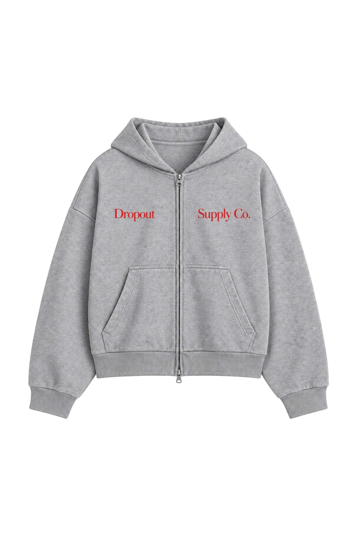 DROPOUT ZIPPER HOOD