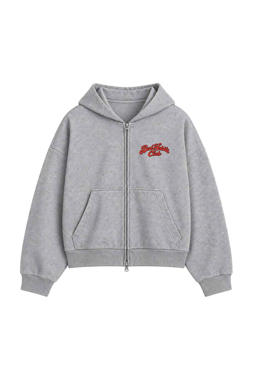 BAD HABITS ZIPPER HOOD