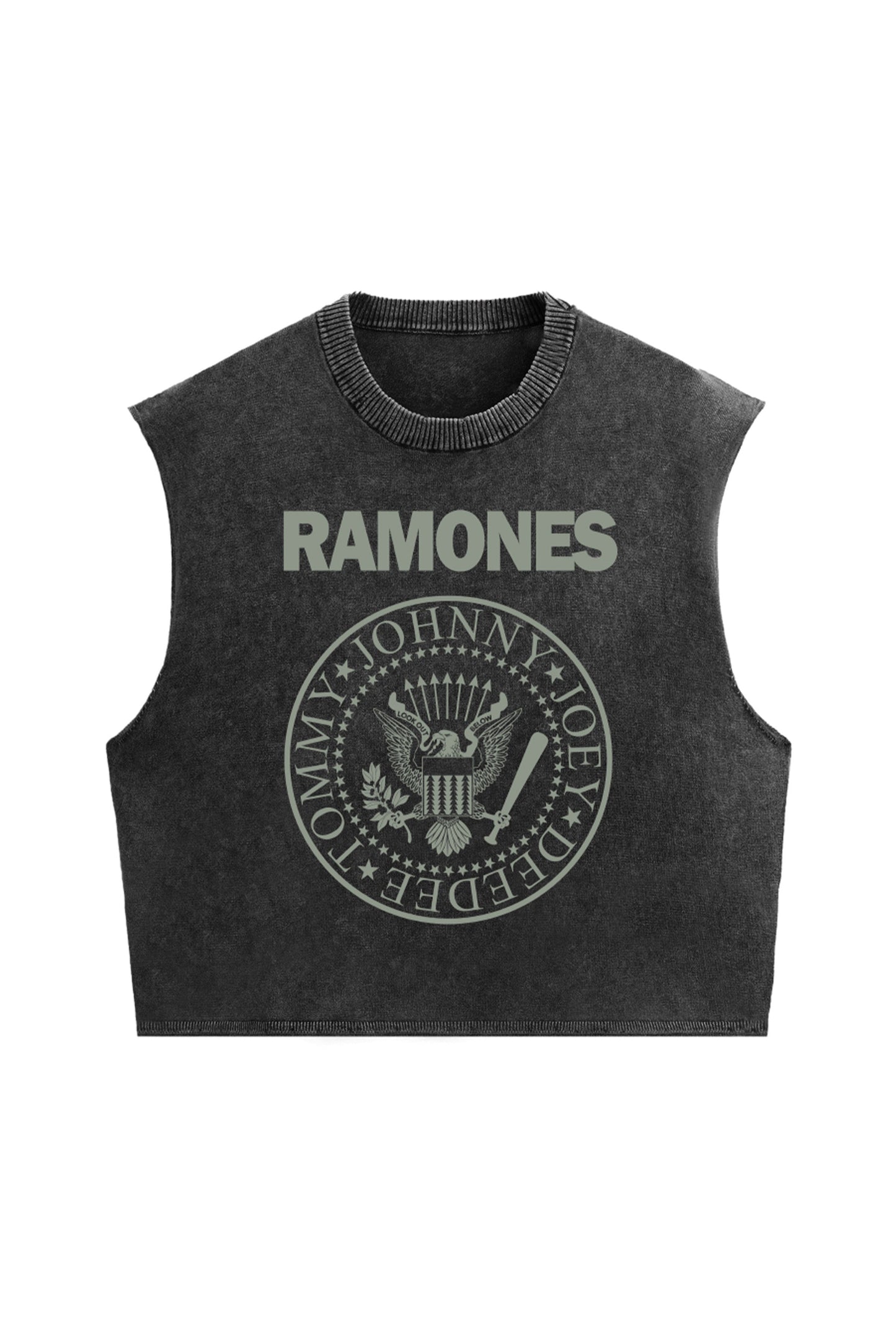 Ramones Designed Oversized Vest