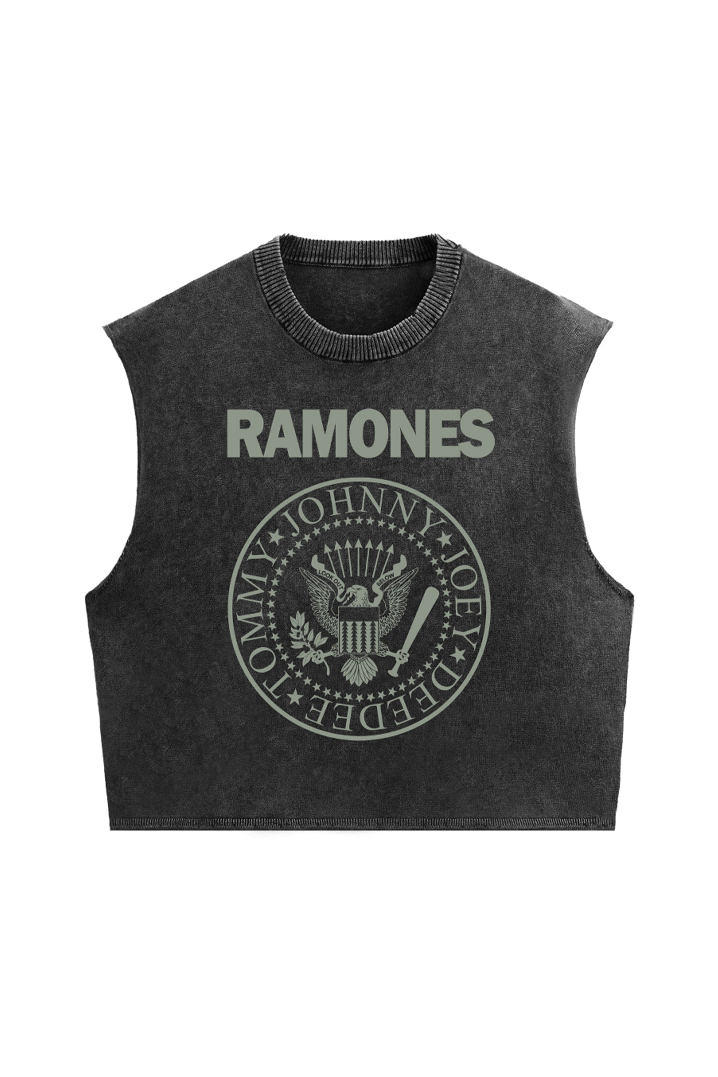 Ramones Designed Oversized Vest
