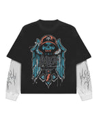 Slayer Designed Long Sleeve Oversized Tee