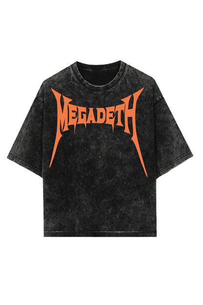 Megadeth Designed Vintage Oversized Tee
