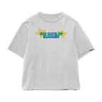 Mind Of Summer White Oversized Tee