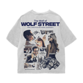 Wall St White Oversized Tee