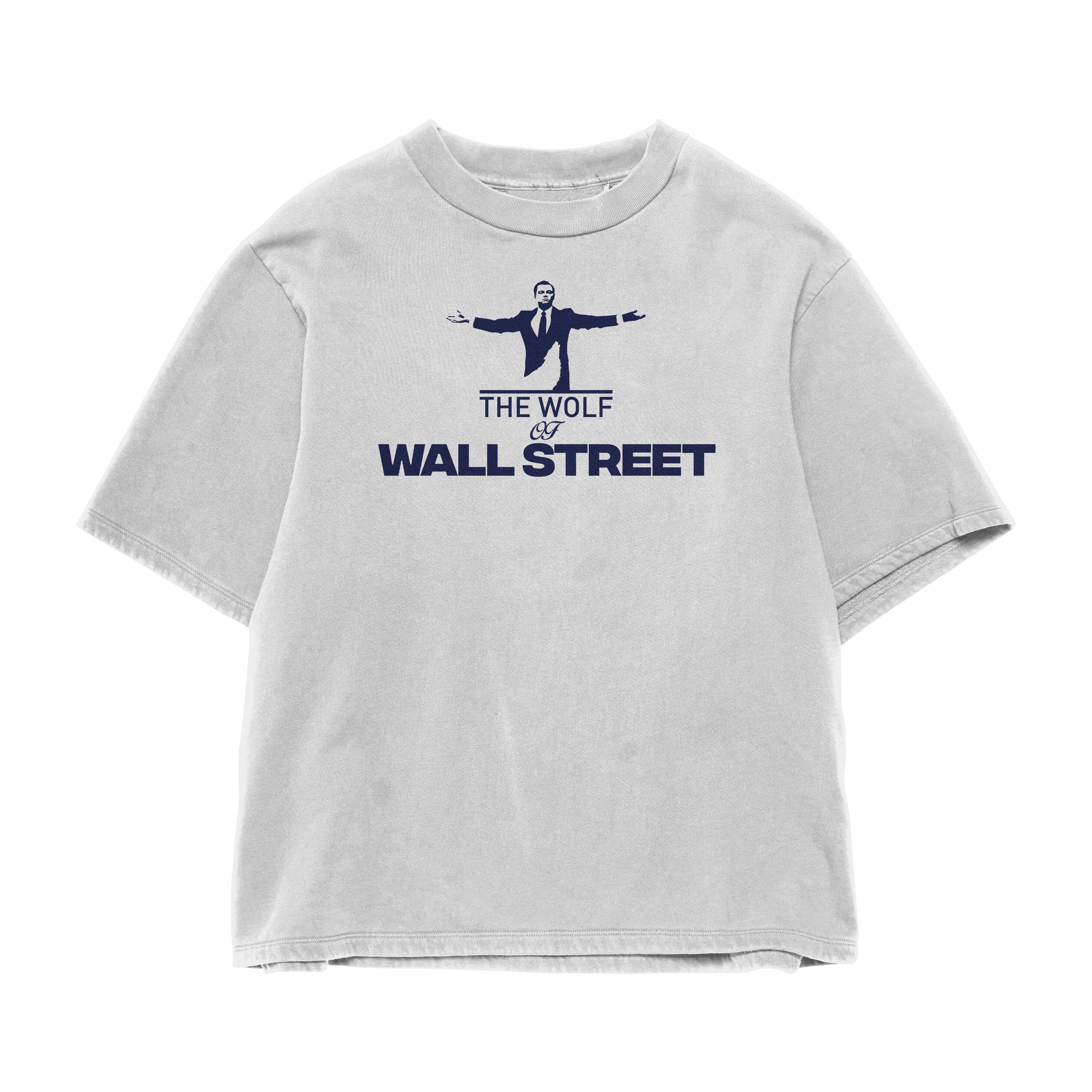 Wall St White Oversized Tee