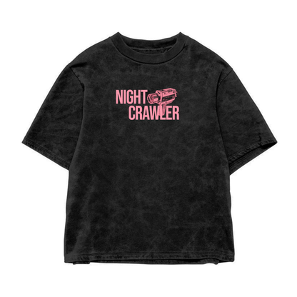 Nightcrawler Acid Wash Oversized Tee