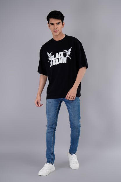 Black Sabbath Designed Oversized Tee