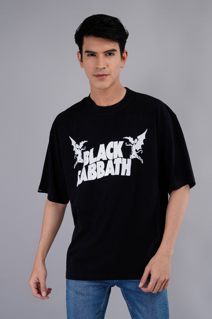 Black Sabbath Designed Oversized Tee