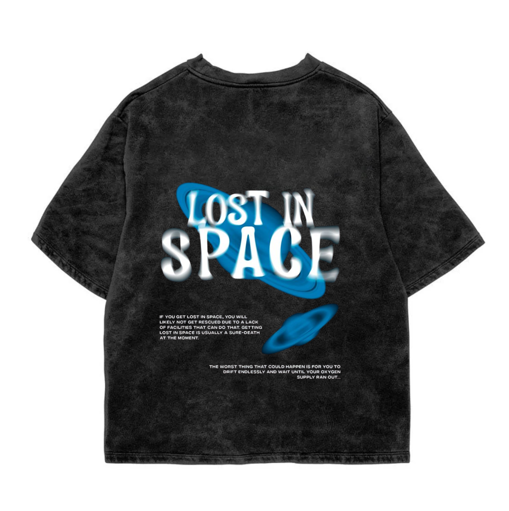 Lost in Space Acidwash Tee