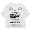 Mercedes Amg G63 White Oversized Tee