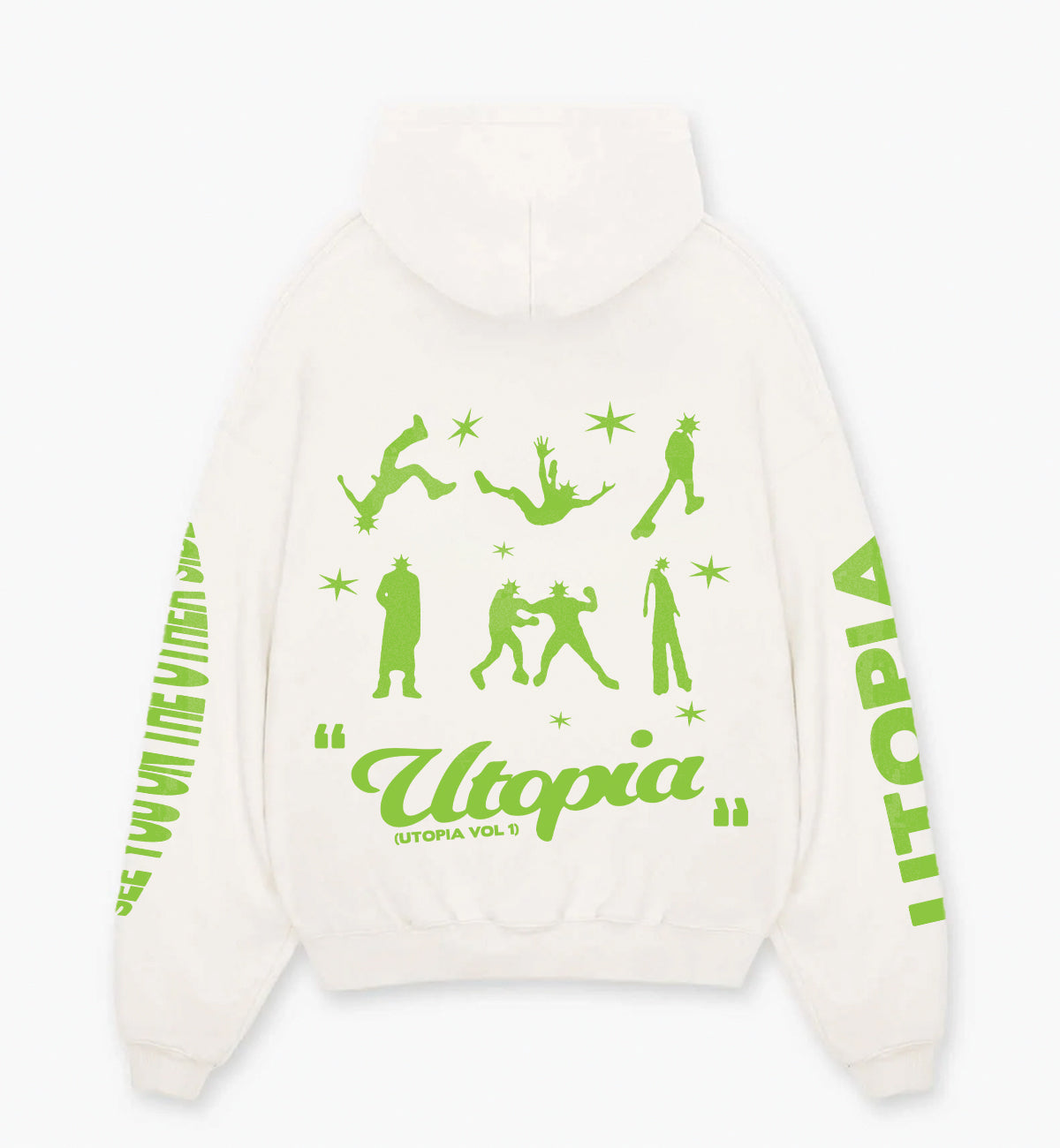 Utopia Designed Oversized Hoodie
