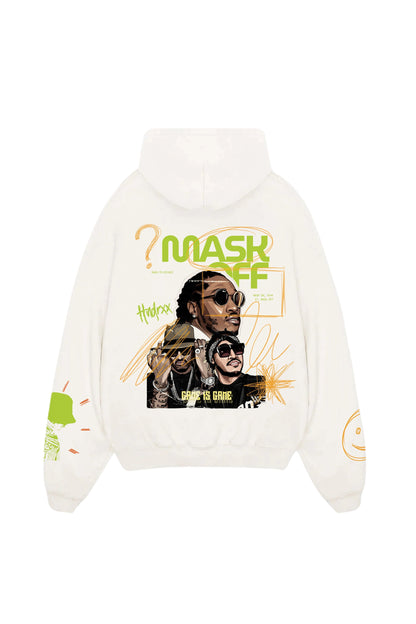 Future Mask Off Designed Oversized Hoodie