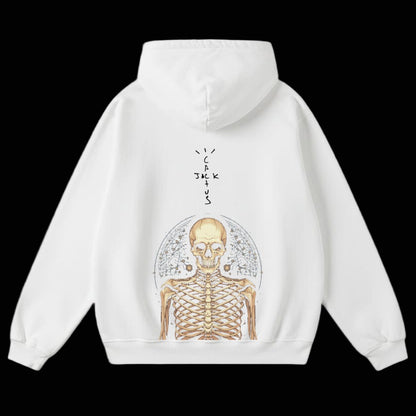 Cactus Rodeo Heatwave Oversized  Hoodie White