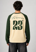 BEIGE RAGLAN TEE