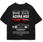 Acura Nsx Black Oversized Tee