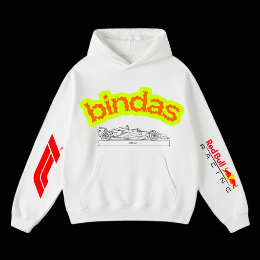 Checo perez raceing oversize hoodie white